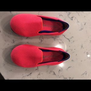 Rothys kids loafer girls pink size 10